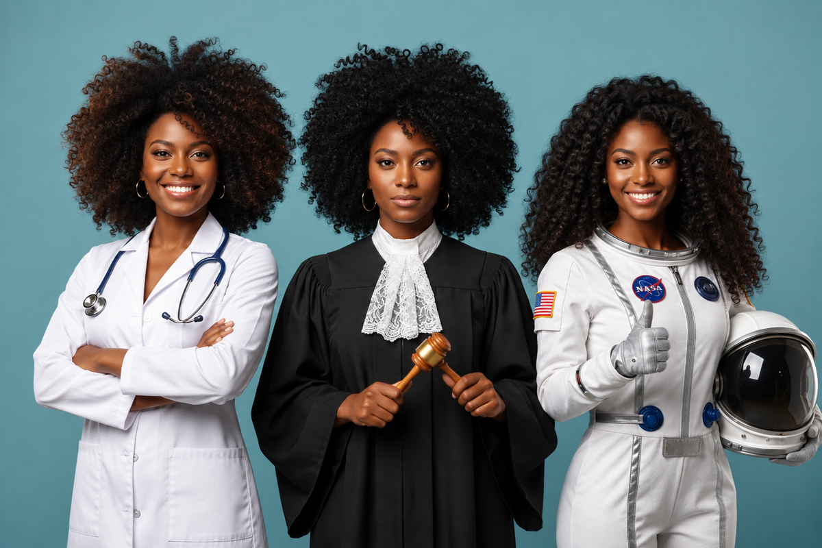Three Professional Women - Looser Curl